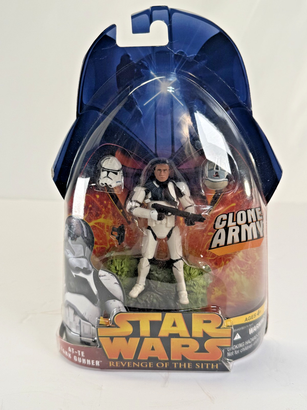 Star Wars Revenge Of The Sith AT-TE Tank Gunner 3.75" Action Figure 2005 Hasbro